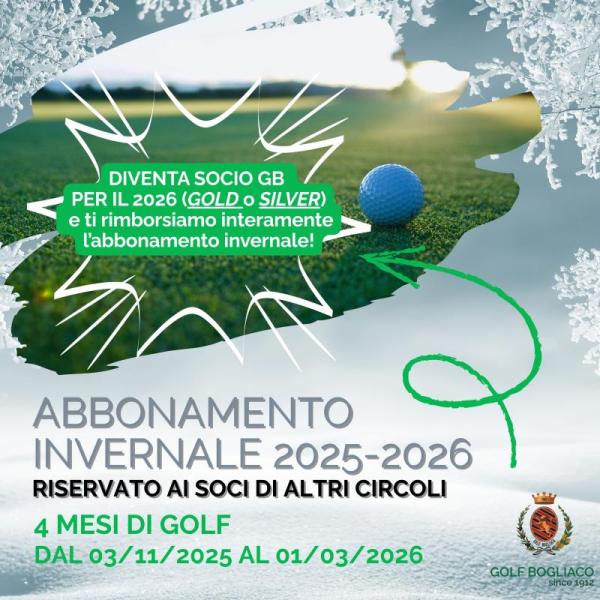 ABBONAMENTO INVERNALE GB 2025/2026